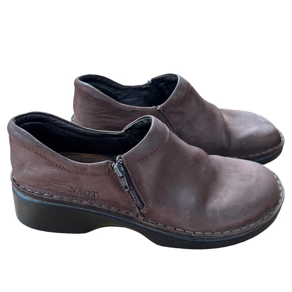 Naot | Brown Leather Clogs Size 41